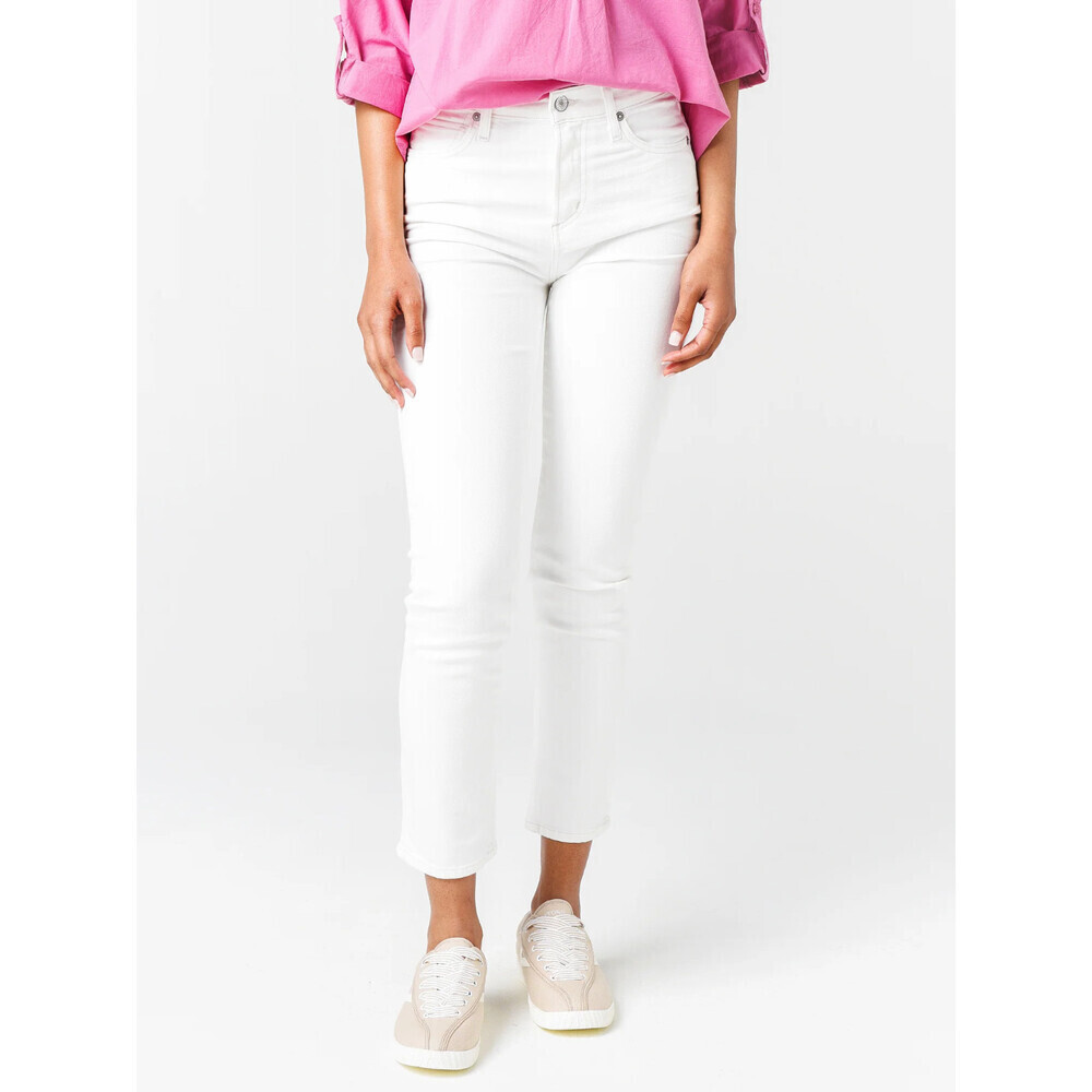 Citizens Of Humanity Harlow Ankle High Rise Slim Jeans In Sea Salt White Size 30 - Picture 2 of 15